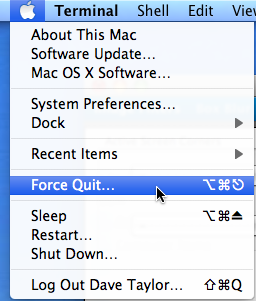 How to force quit an app on macbook air